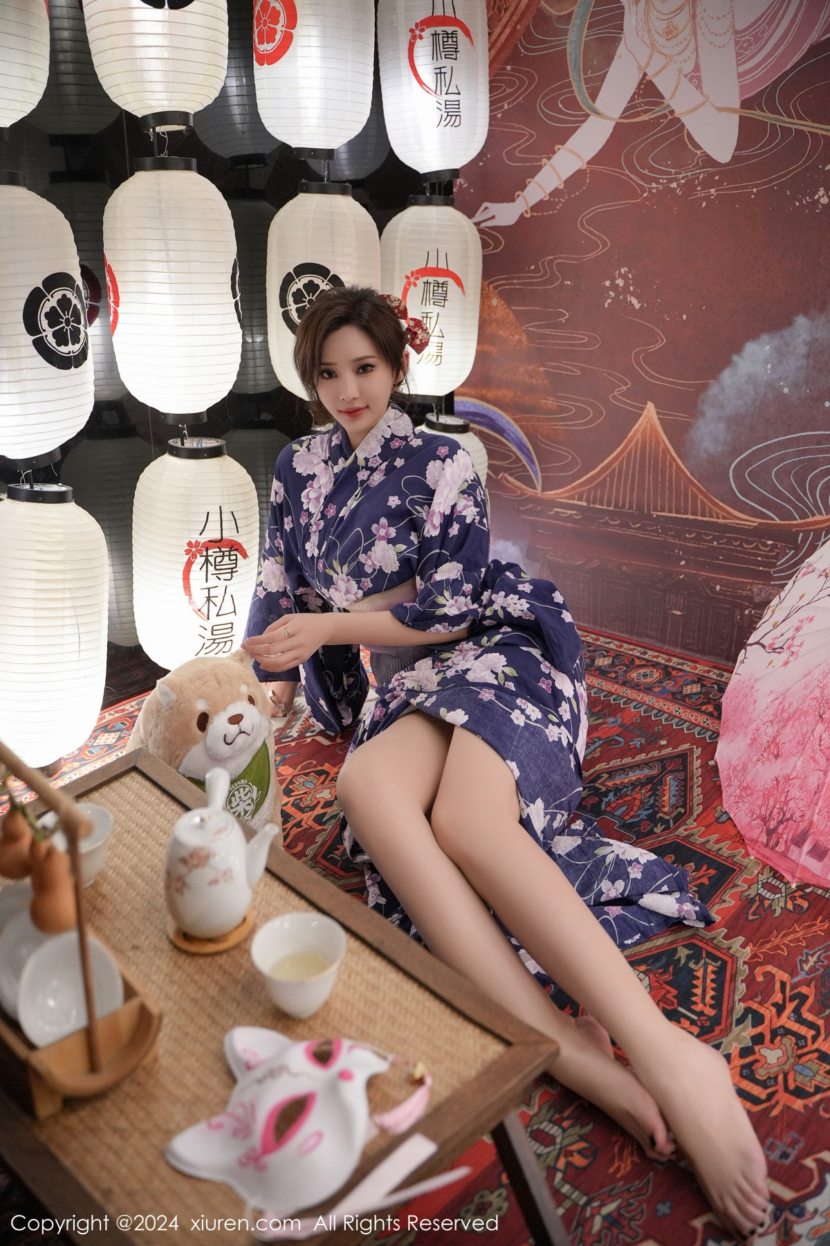 [秀人网] 2024.01.17 No.7975 Carol周妍希 和服美臀  第18张
