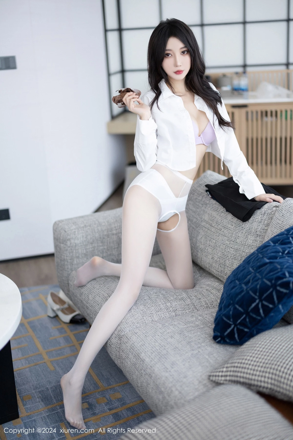 [秀人网] 2024.03.18 No.8247 玥儿玥 丝袜美腿  第59张