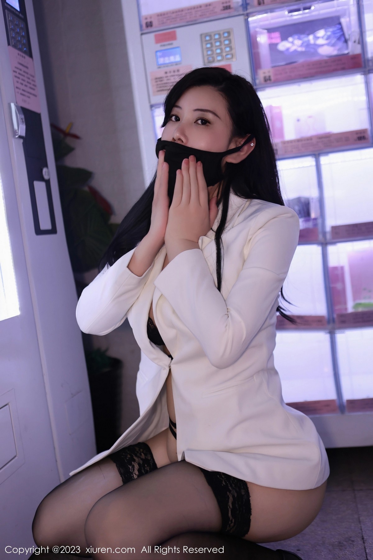 [秀人网] 2023.06.16 No.6930 王婉悠Queen 黑丝美臀  第8张