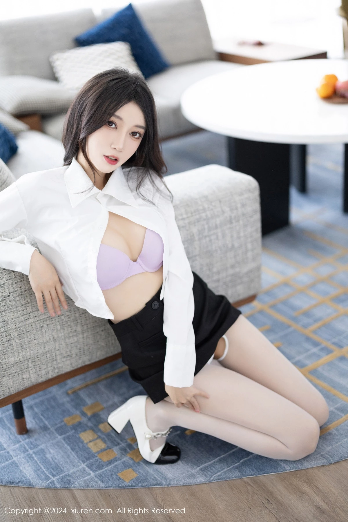 [秀人网] 2024.03.18 No.8247 玥儿玥 丝袜美腿  第47张