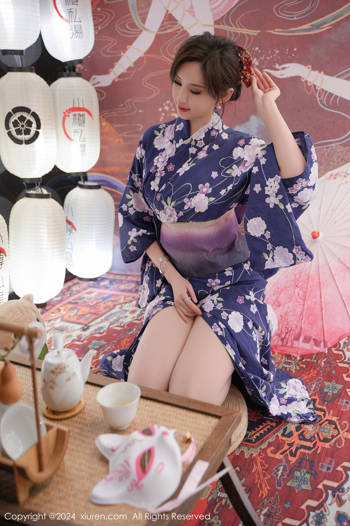 [秀人网] 2024.01.17 No.7975 Carol周妍希 和服美臀  第20张