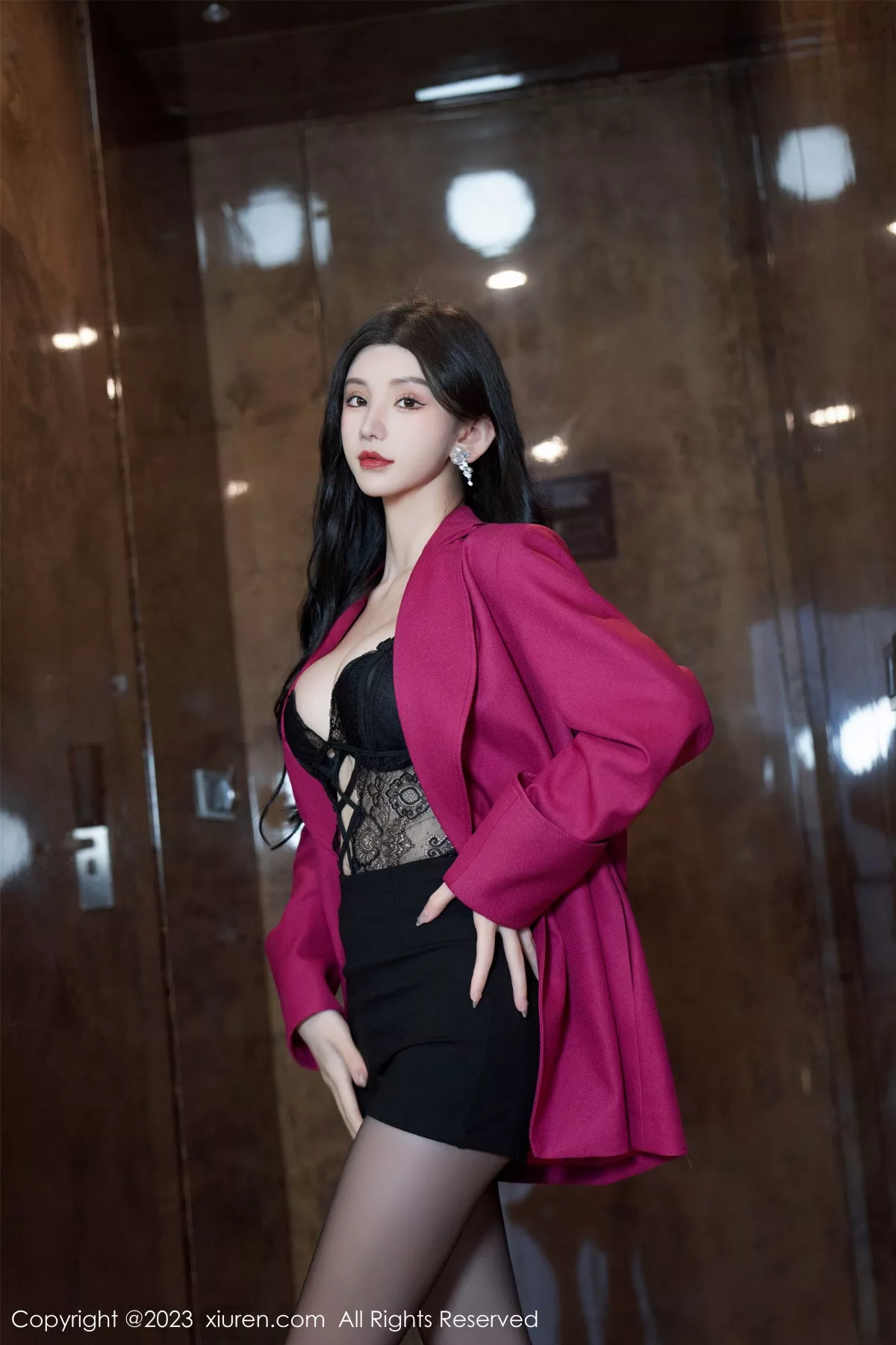 [秀人网] 2023.12.08 No.7787 周于希Sally 黑丝美臀  第13张
