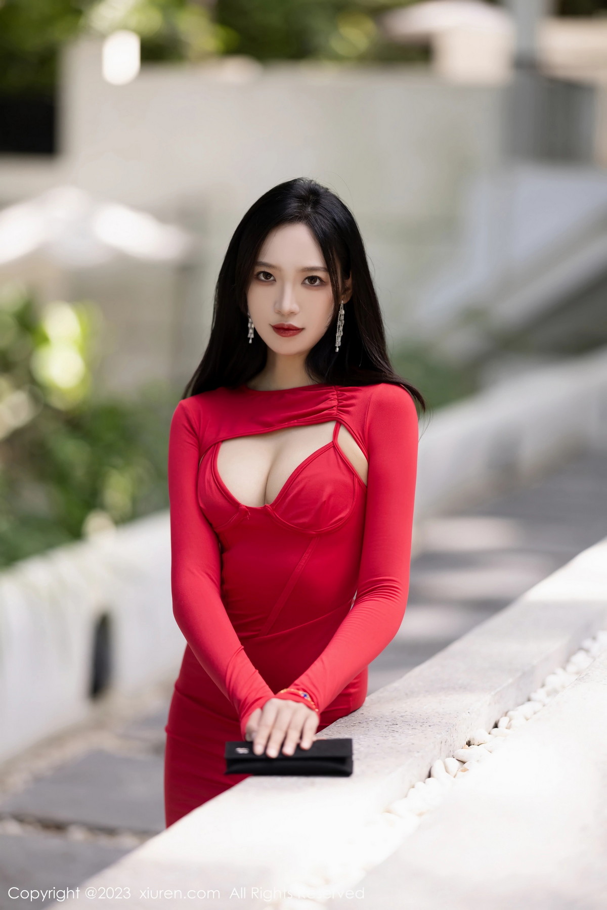 [秀人网] 2023.08.07 No.7194 郑颖姗Bev 黑丝美腿  第5张