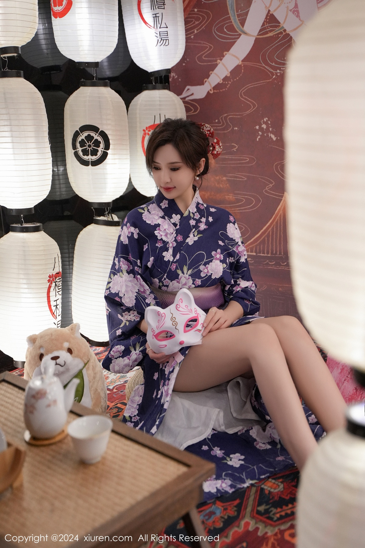 [秀人网] 2024.01.17 No.7975 Carol周妍希 和服美臀  第13张