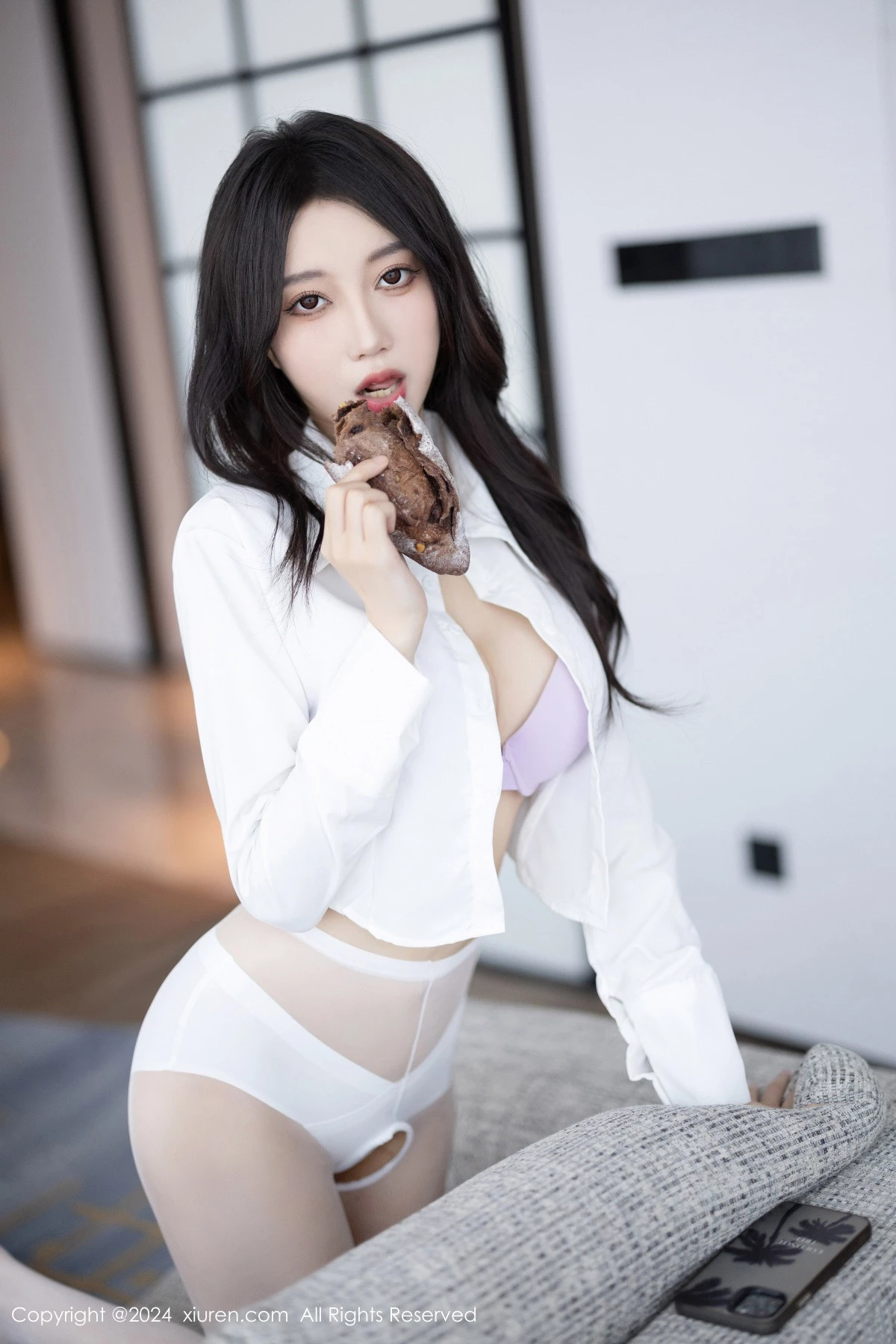 [秀人网] 2024.03.18 No.8247 玥儿玥 丝袜美腿  第53张