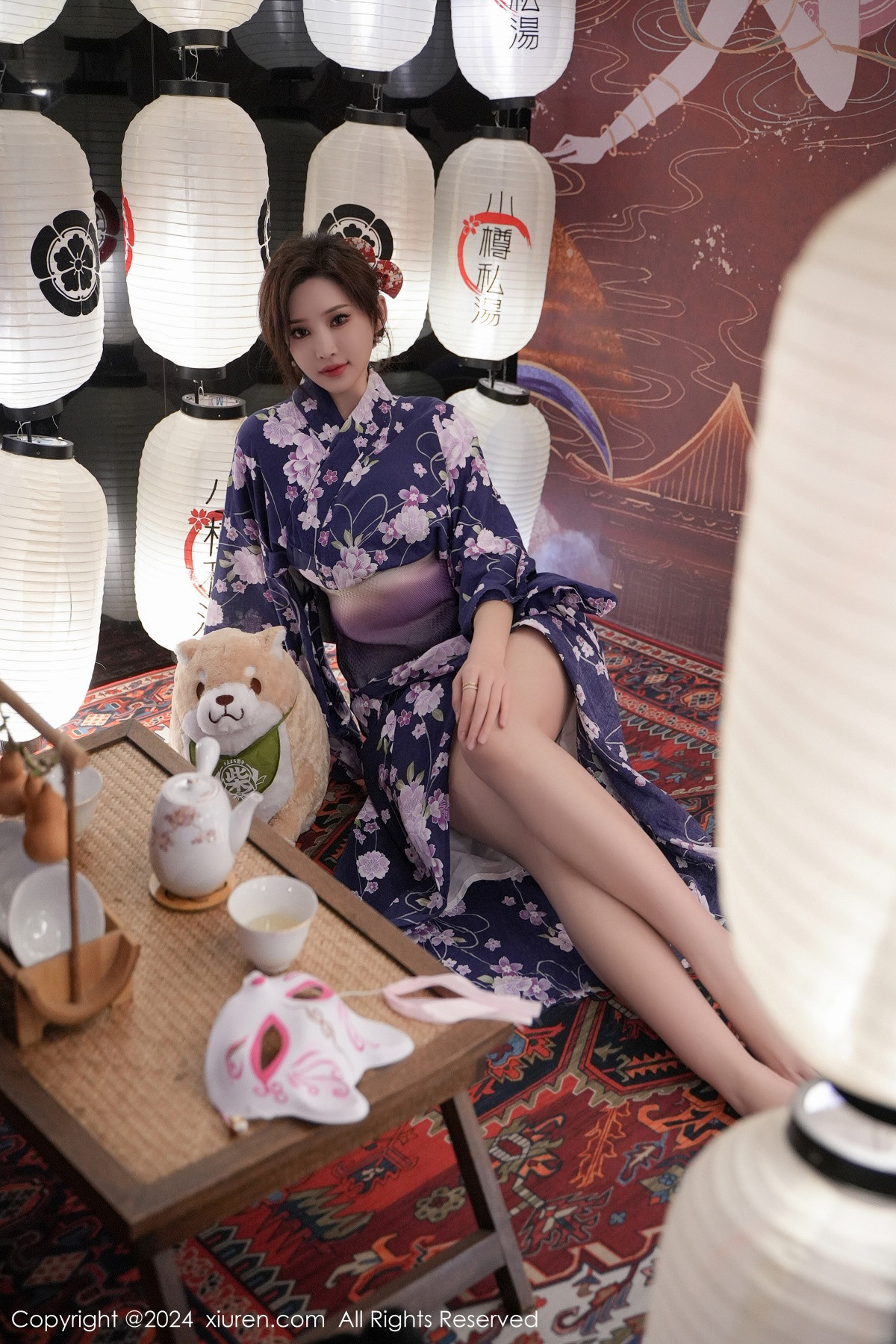 [秀人网] 2024.01.17 No.7975 Carol周妍希 和服美臀  第8张