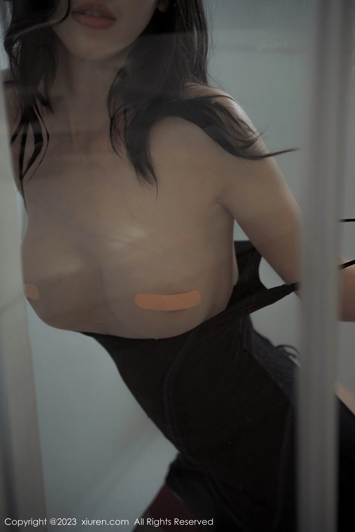 [秀人网] 2023.06.15 No.6916 章芃芃 美腿黑丝  第17张