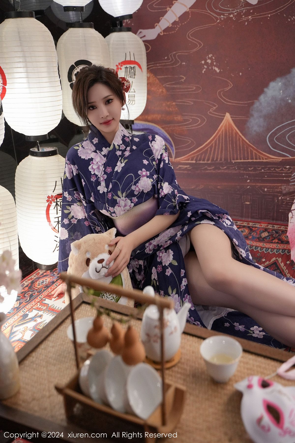 [秀人网] 2024.01.17 No.7975 Carol周妍希 和服美臀  第10张
