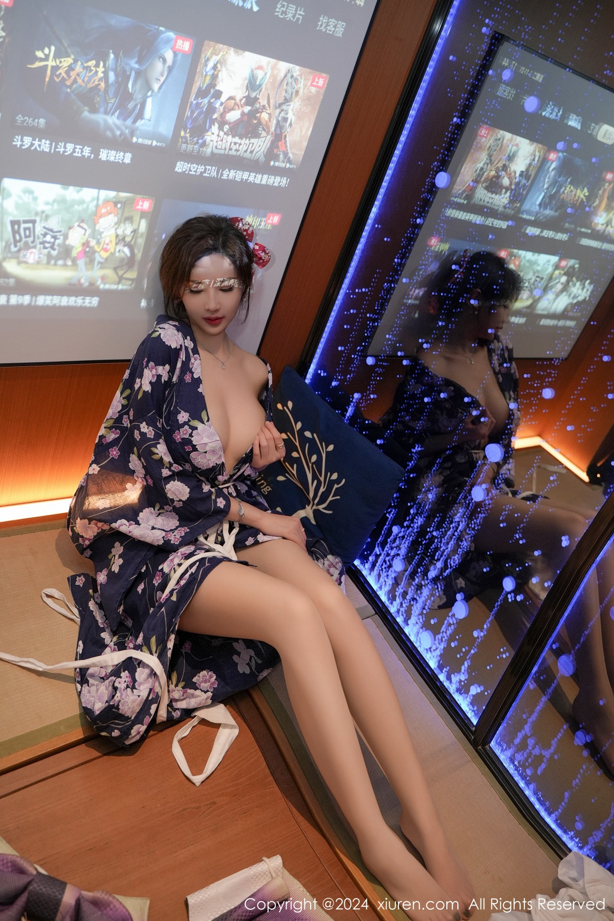 [秀人网] 2024.01.17 No.7975 Carol周妍希 和服美臀  第43张