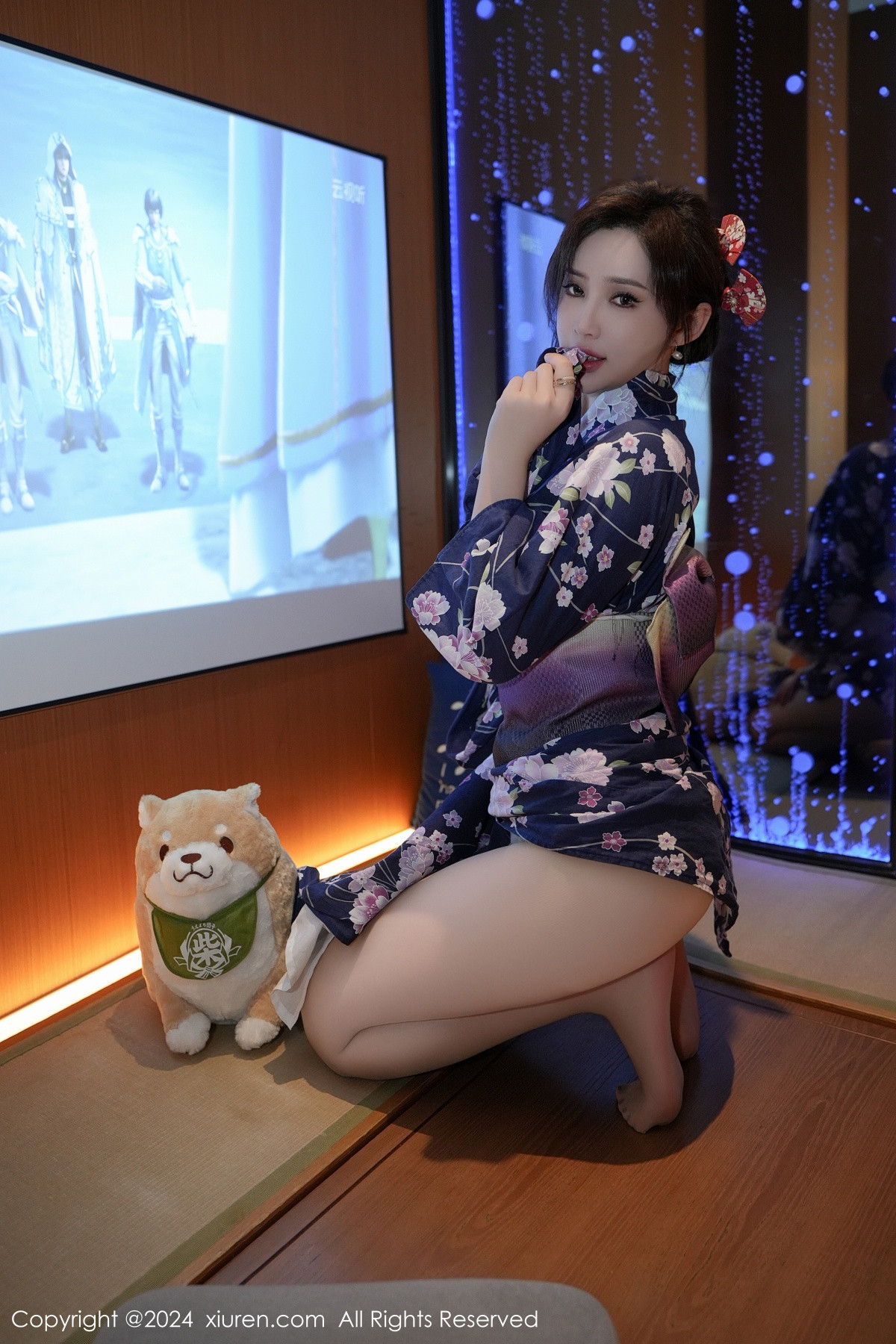 [秀人网] 2024.01.17 No.7975 Carol周妍希 和服美臀  第28张