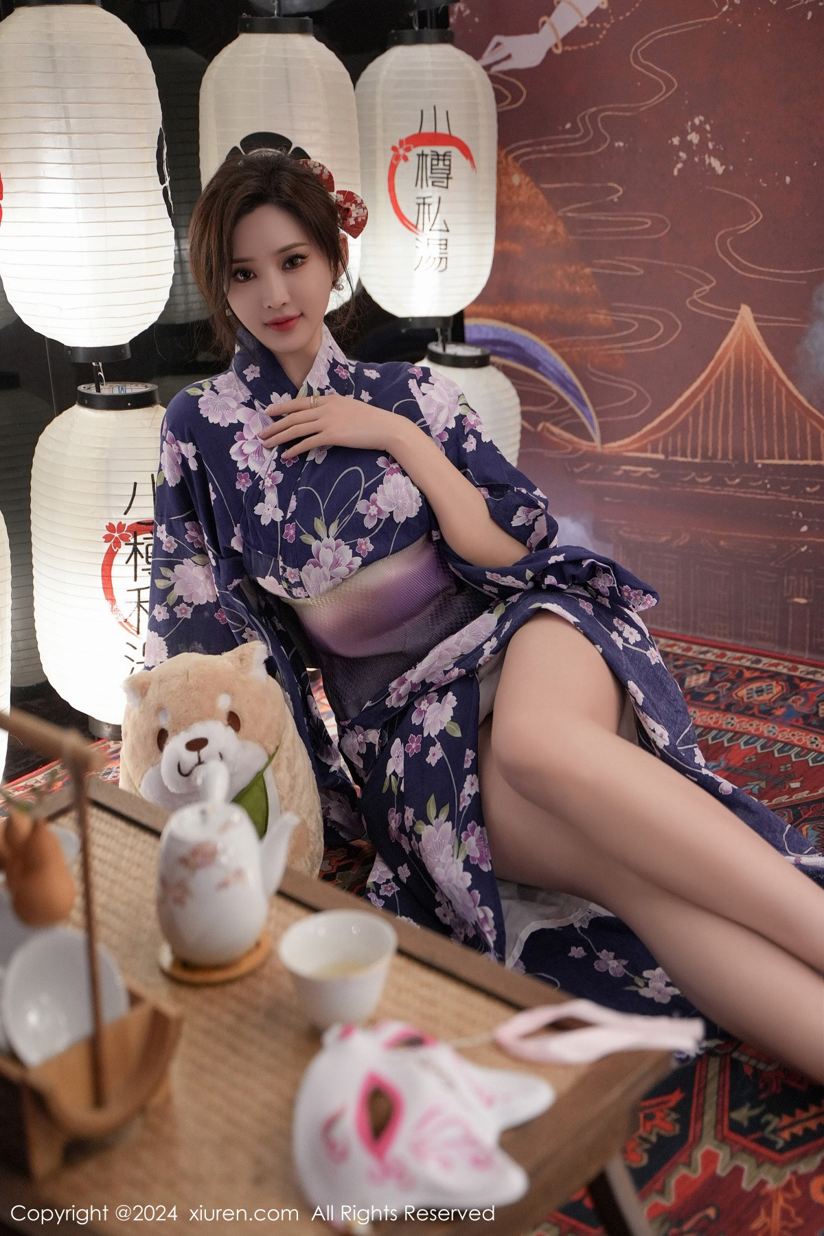 [秀人网] 2024.01.17 No.7975 Carol周妍希 和服美臀  第9张