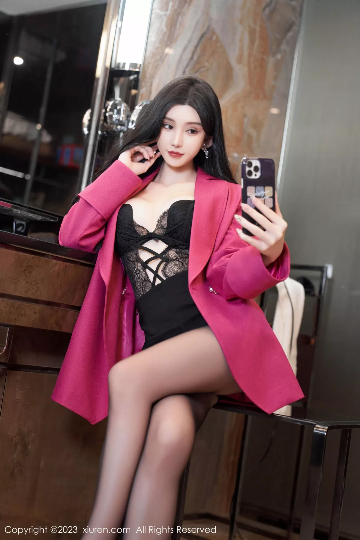 [秀人网] 2023.12.08 No.7787 周于希Sally 黑丝美臀  第52张