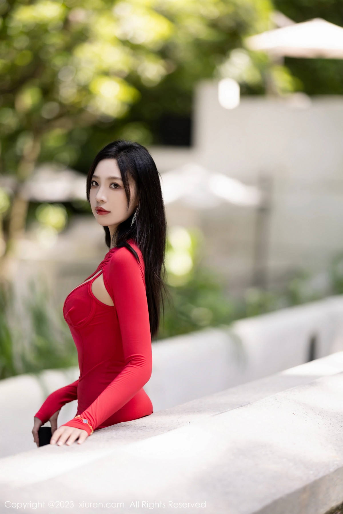 [秀人网] 2023.08.07 No.7194 郑颖姗Bev 黑丝美腿  第4张