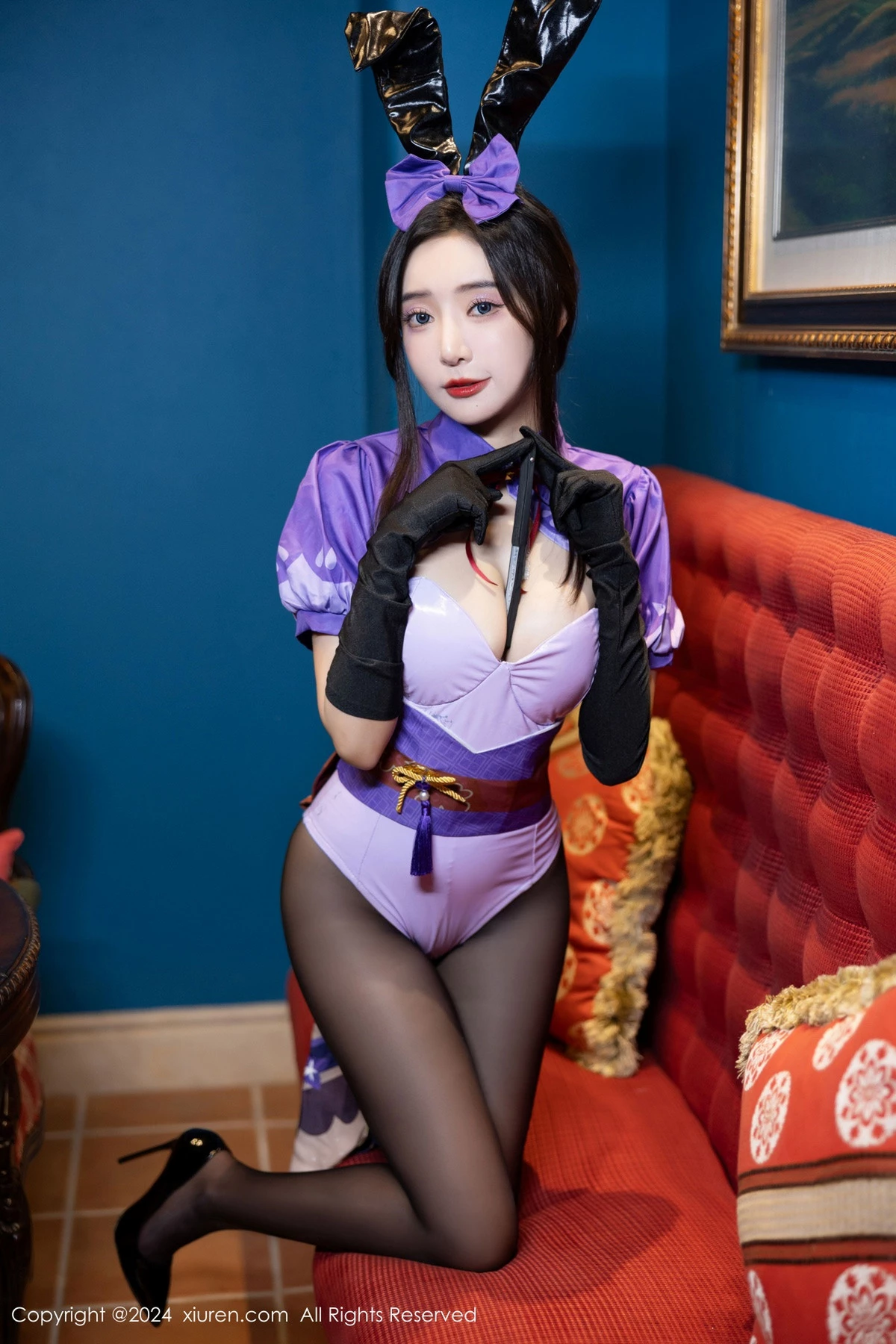 [秀人网] 2024.05.17 No.8562 王馨瑶yanni 黑丝美腿  第22张