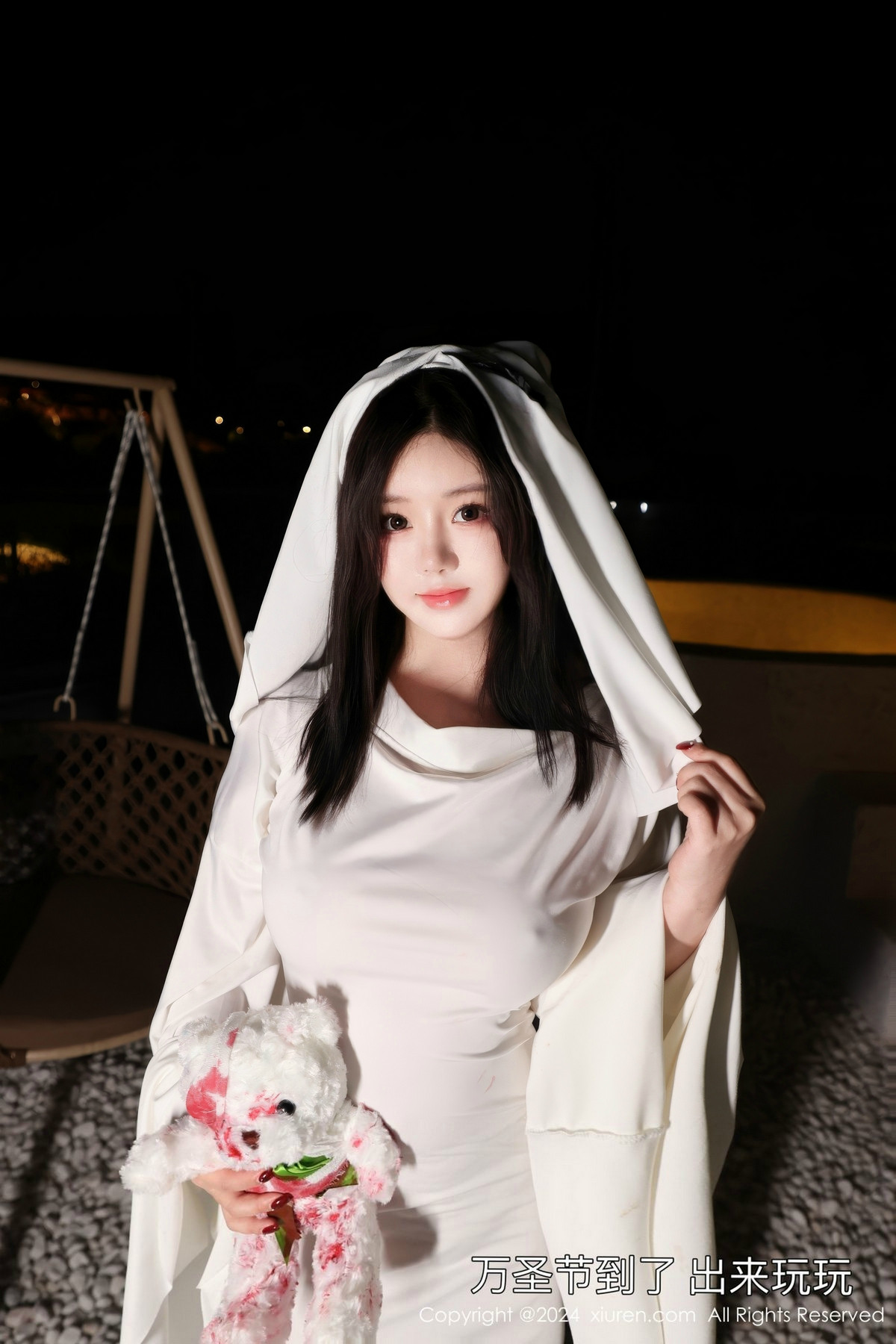 [秀人网] 2024.10.31 No.9376 小薯条nienie 丝袜美腿  第3张