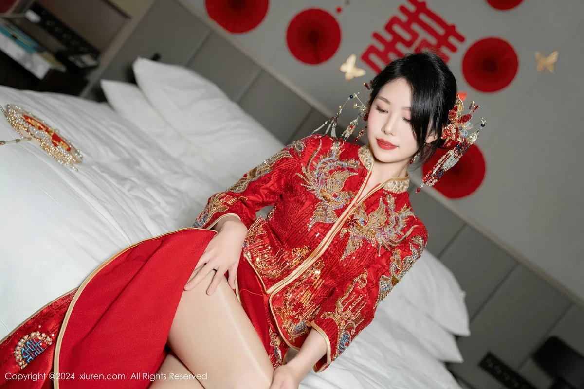 [秀人网] 2024.04.11 No.8376 利世 美腿丝袜  第45张