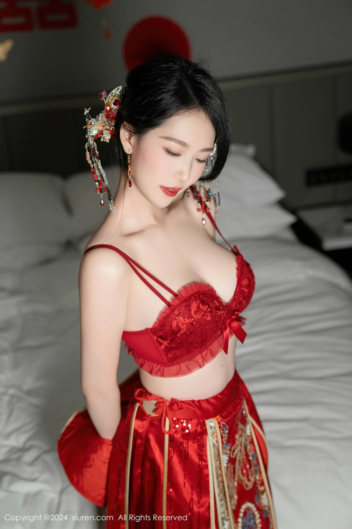 [秀人网] 2024.04.11 No.8376 利世 美腿丝袜  第61张