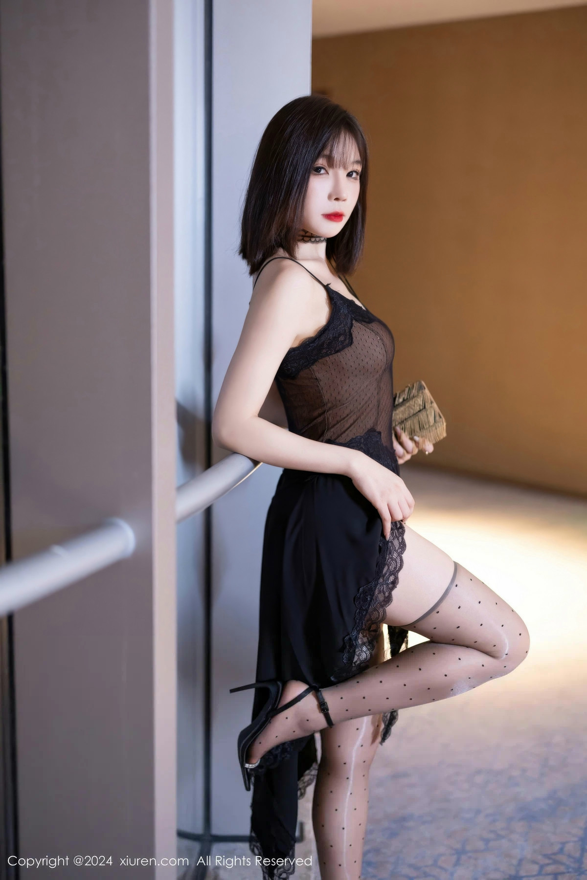 [秀人网] 2024.10.24 No.9339 徐莉芝Booty美腿黑丝  第8张