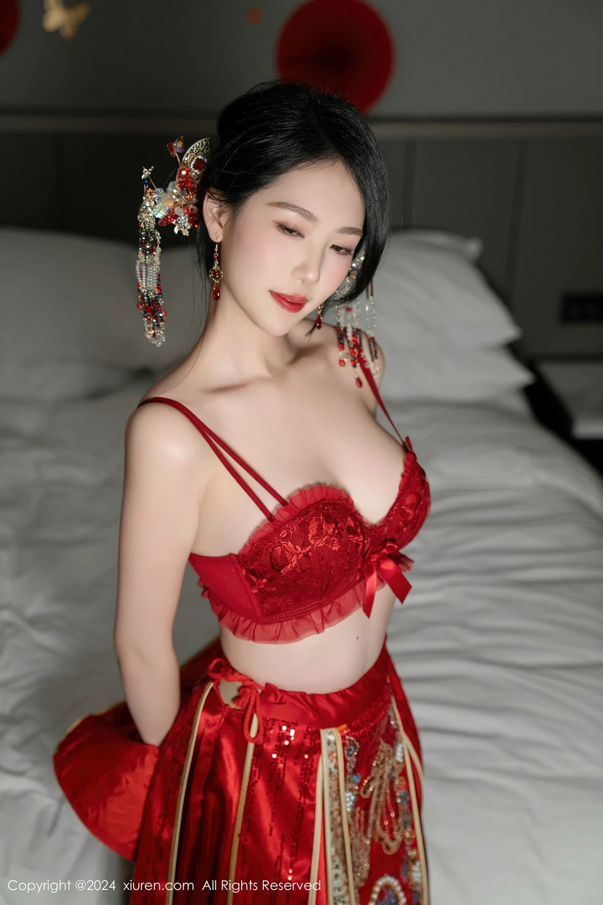 [秀人网] 2024.04.11 No.8376 利世 美腿丝袜  第62张