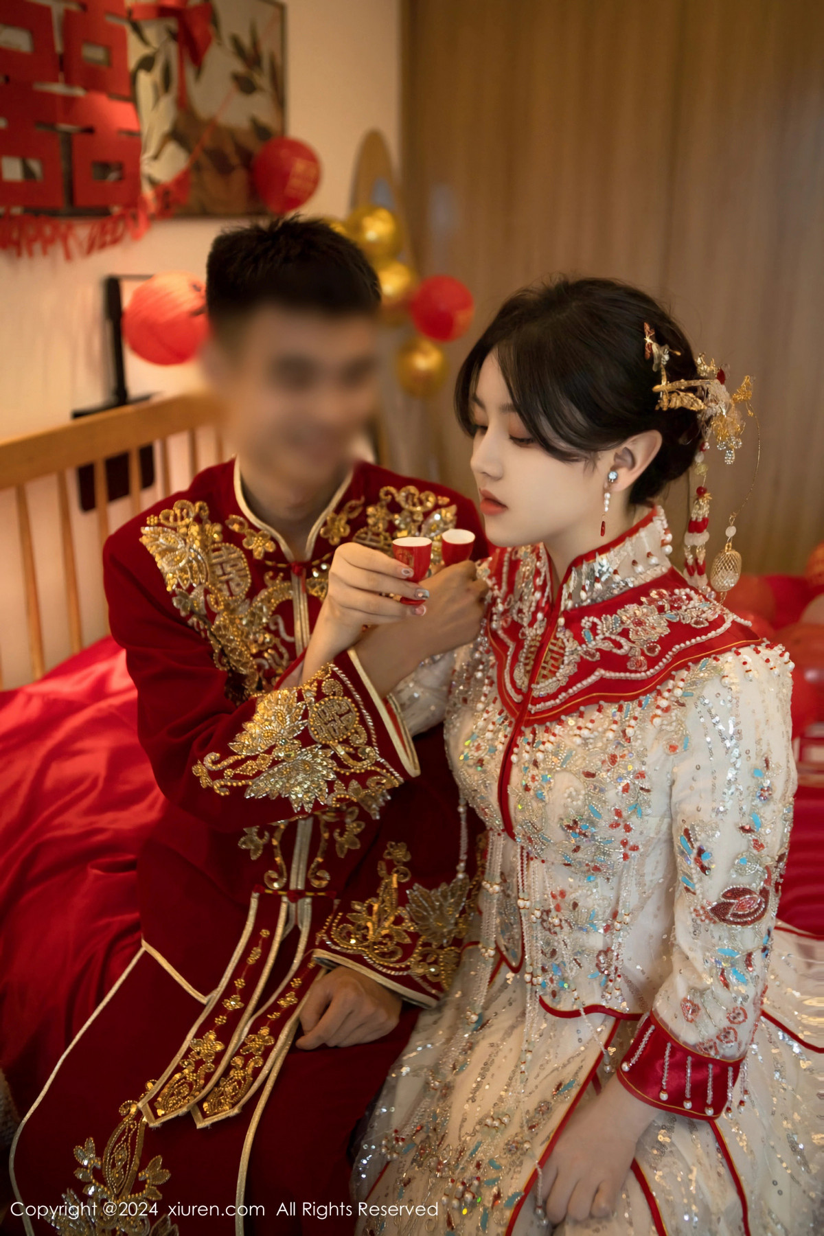 [秀人网] 2024.06.28 No.8780 豆瓣酱 新娘服饰  第65张