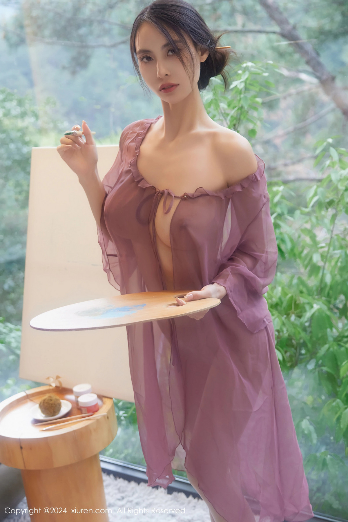 [秀人网] 2024.06.12 No.8687 lingyu69 美腿丝袜  第49张