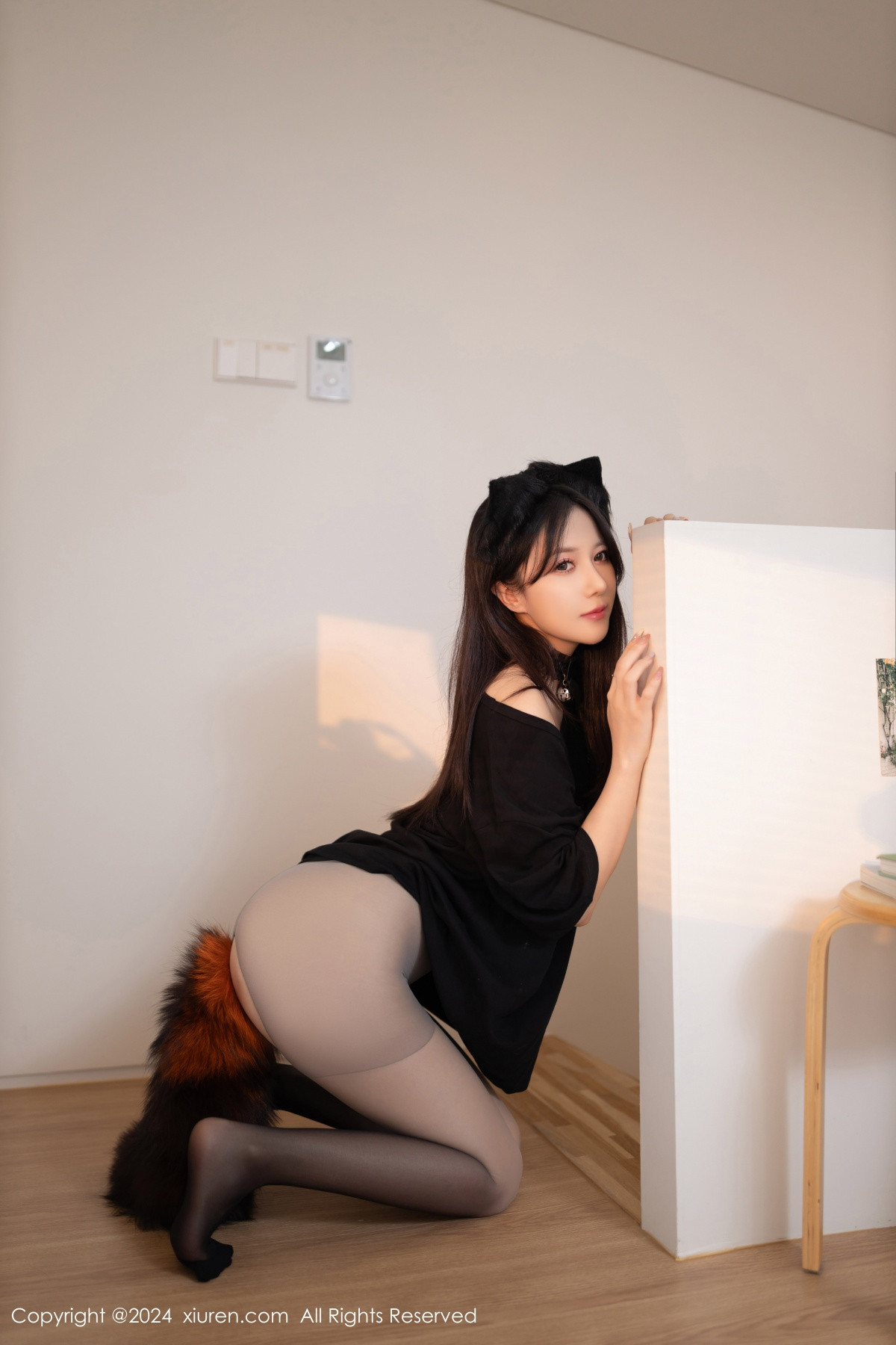 [秀人网] 2024.10.18 No.9314 鱼子酱Fish 美腿黑丝  第8张
