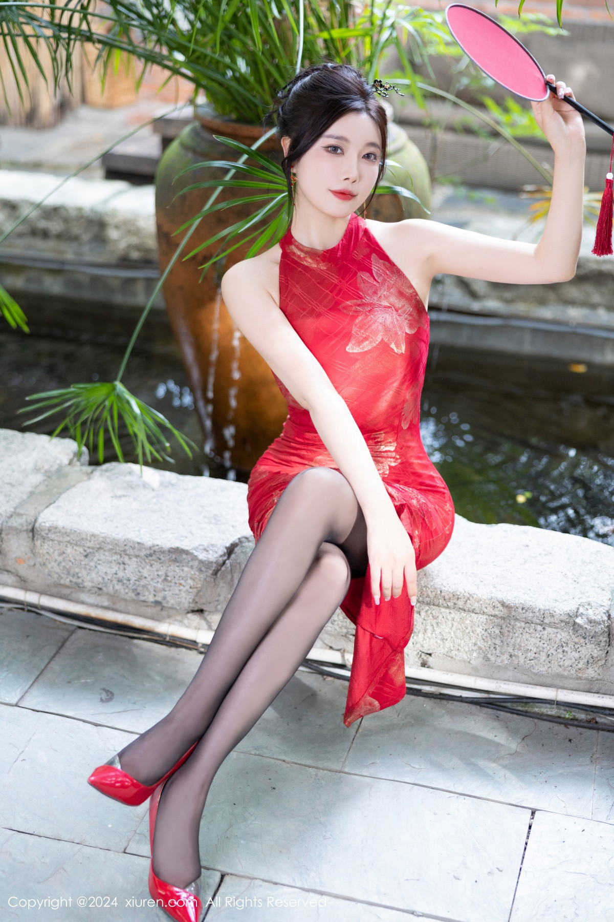 [秀人网] 2024.08.09 No.8996 杨晨晨Yome 黑丝美腿  第25张