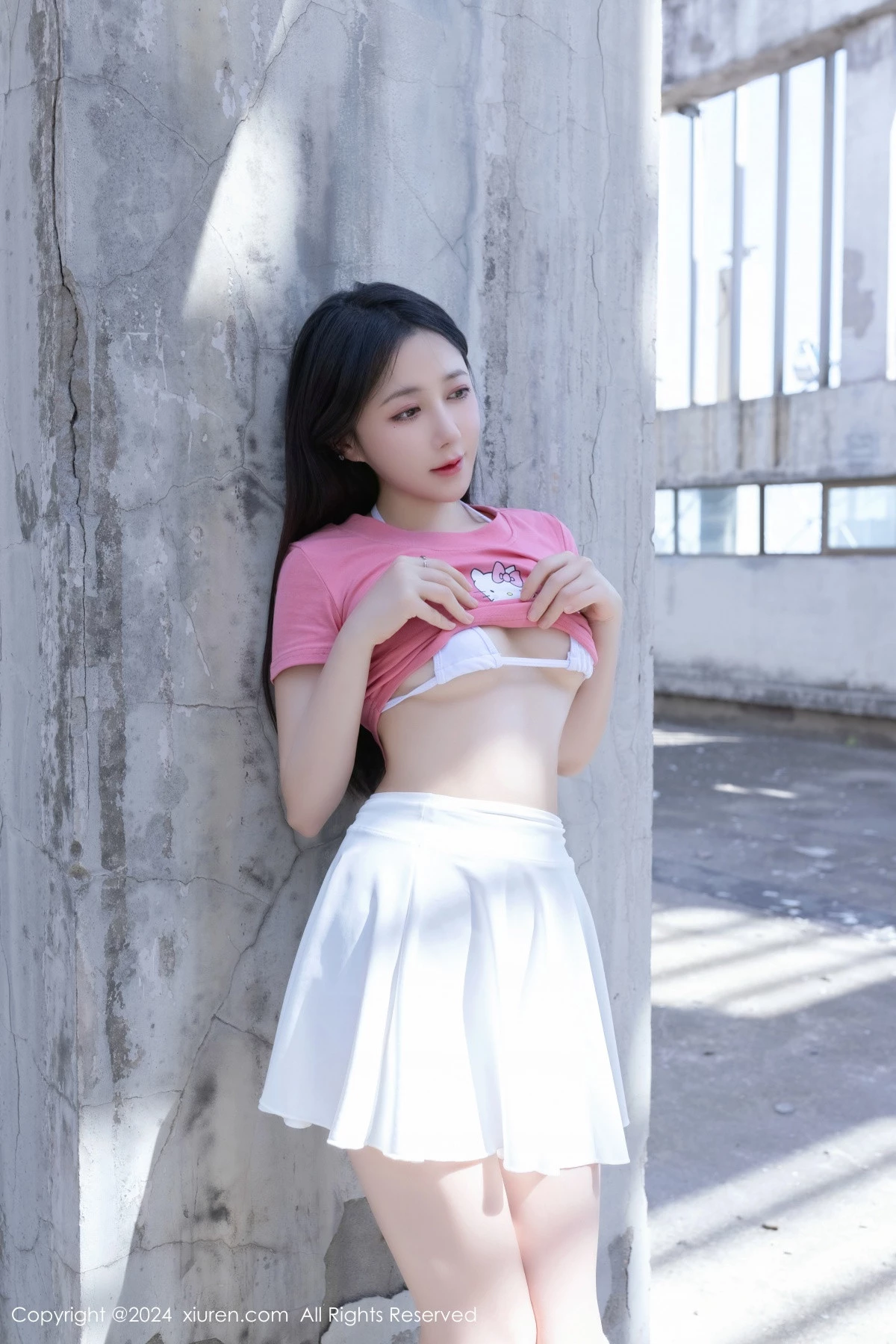 [秀人网] 2024.04.26 No.8457 鱼子酱Fish 天台少女  第30张