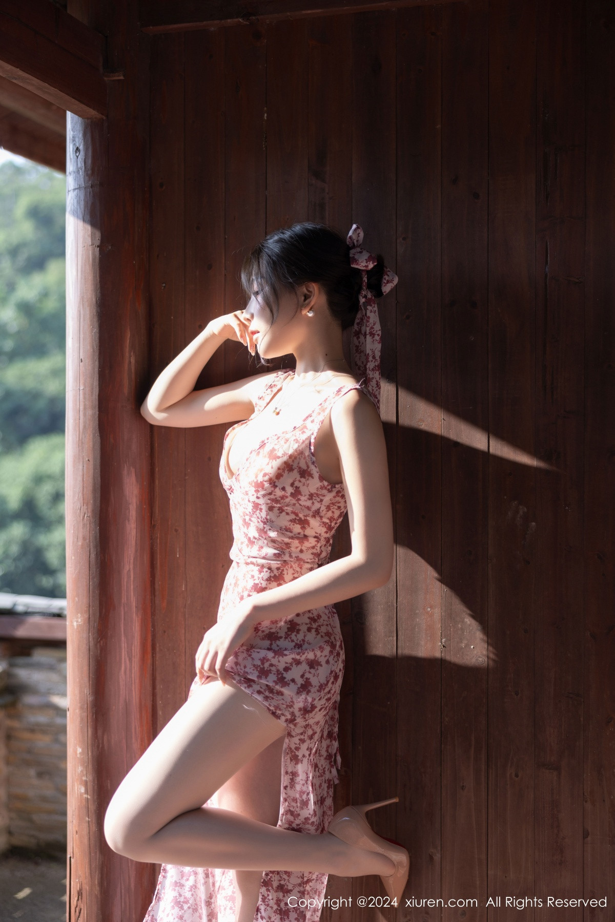 [秀人网] 2024.09.23 No.9195 徐莉芝Booty 美腿黑丝  第6张
