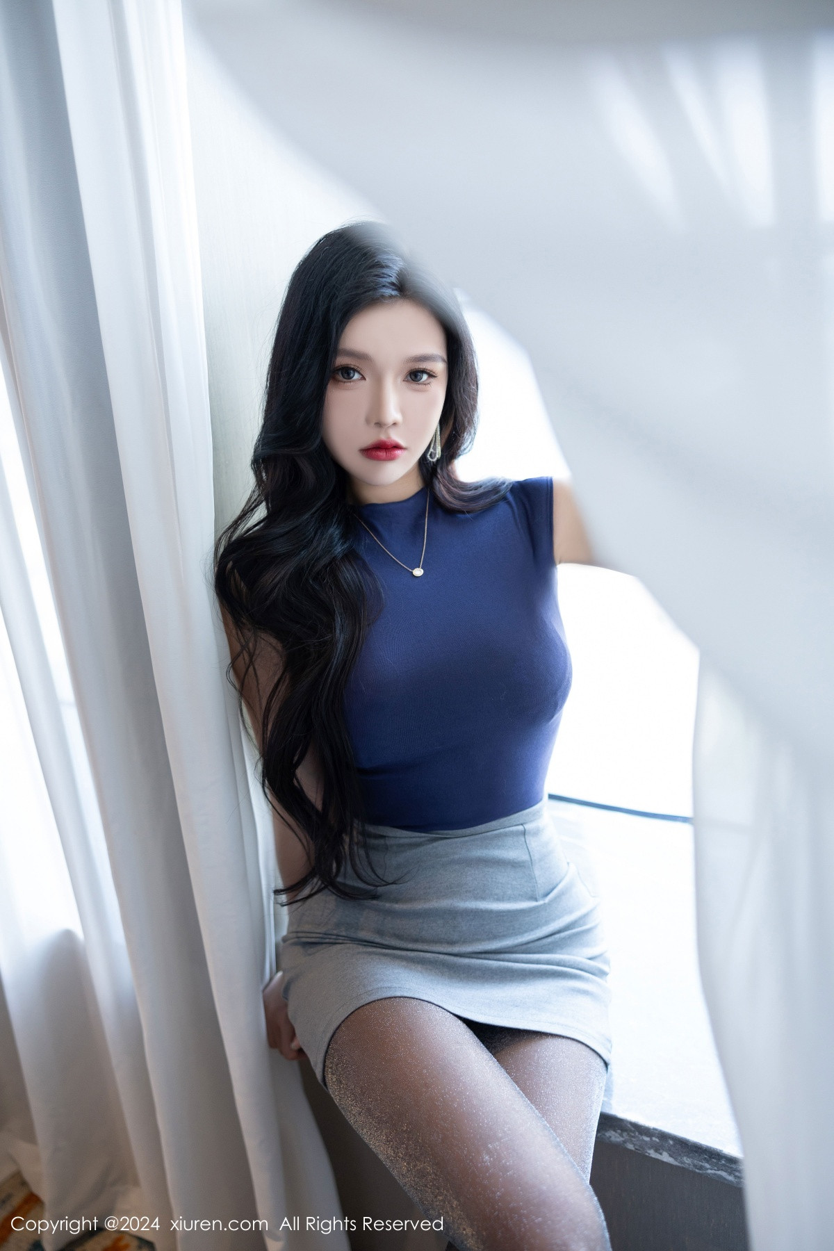 [秀人网] 2024.08.29 No.9082 娜比 美腿黑丝