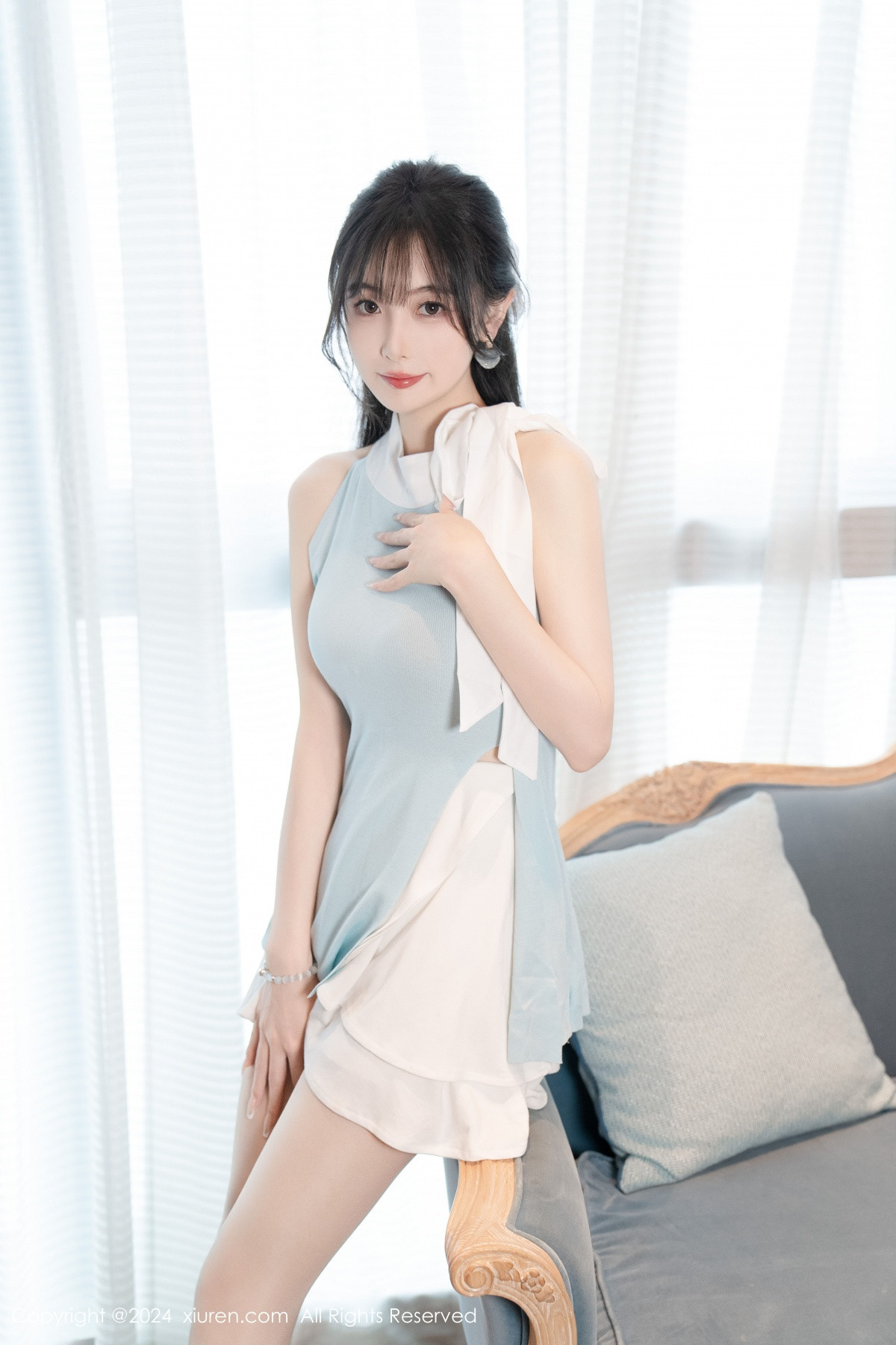 [秀人网] 2024.06.26 No.8761 林星阑 白丝美腿  第7张