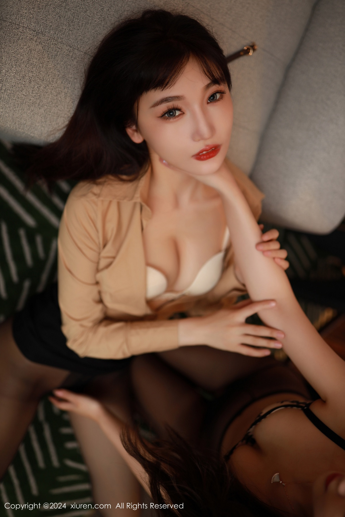 [秀人网] 2024.08.29 No.9088 陆萱萱 黑丝美腿  第14张