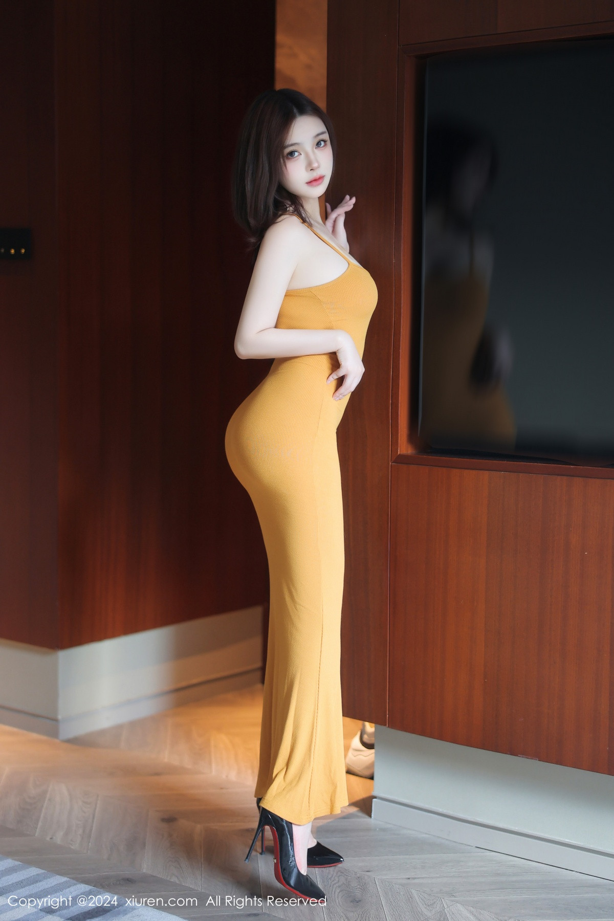 [秀人网] 2024.09.03 No.9103 麻布学妹 连体黑丝  第6张