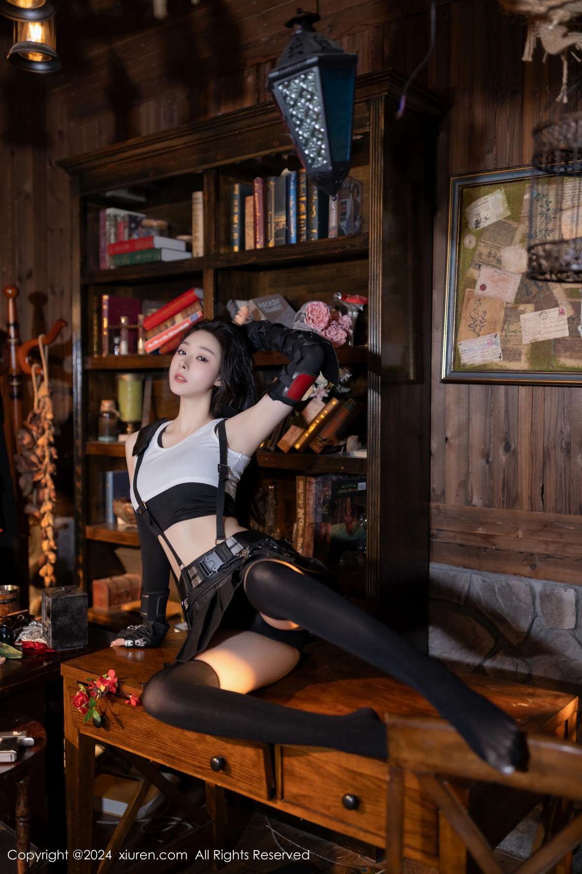 [秀人网] 2024.08.01 No.8953 小逗逗 美腿黑丝  第6张