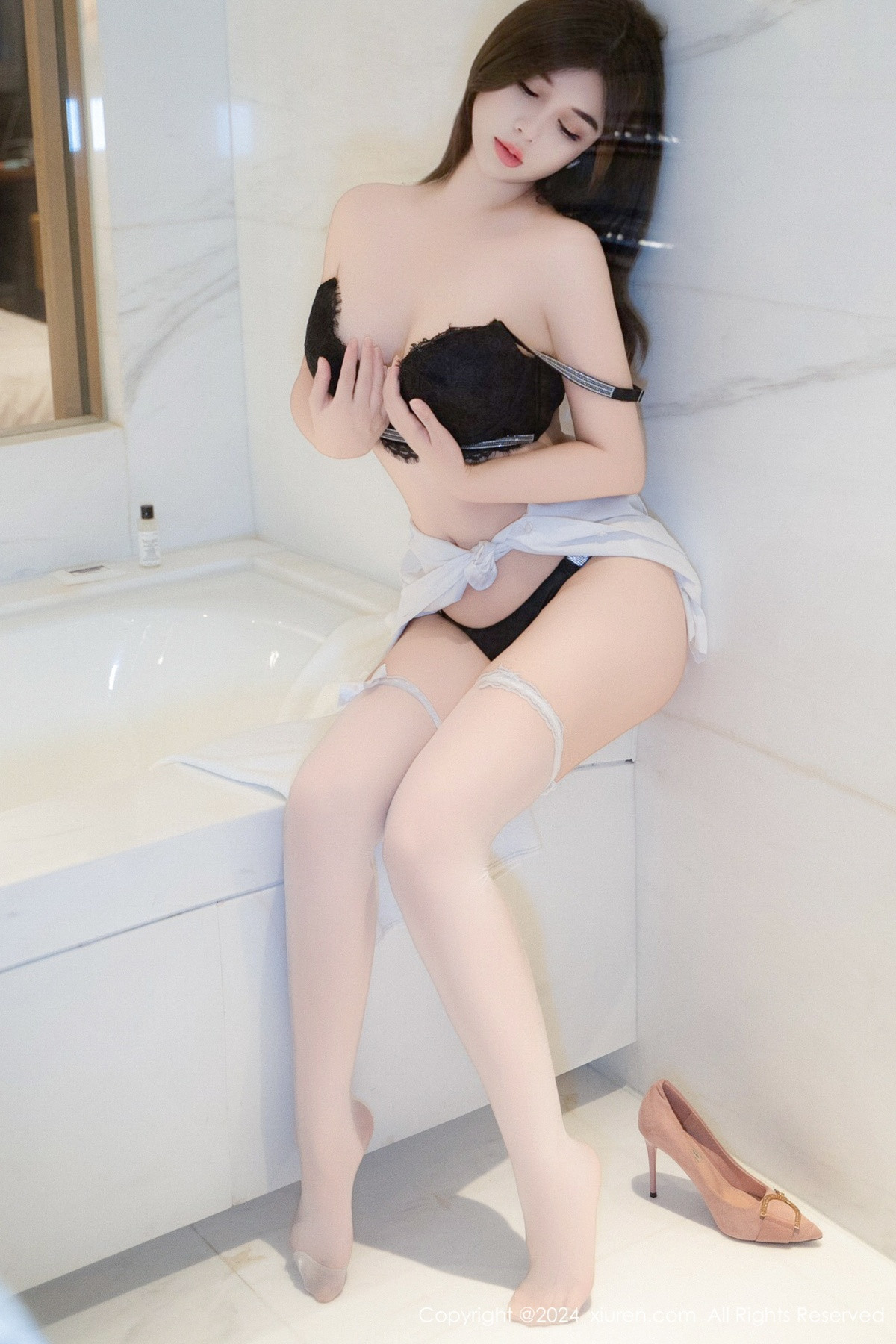 [秀人网] 2024.08.26 No.9066 周jojobaby 美腿丝袜  第61张