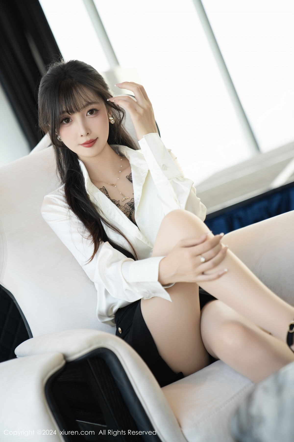 [秀人网] 2024.09.30 No.9237 林星阑 黑丝美腿  第38张