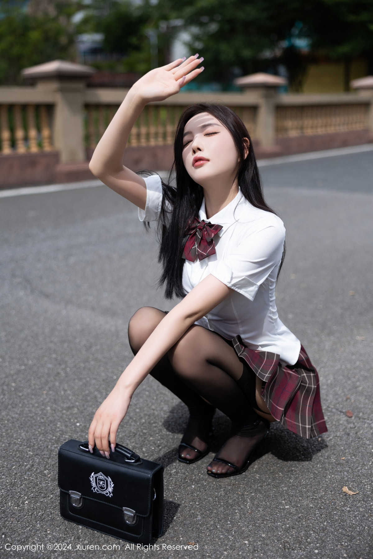 [秀人网] 2024.08.23 No.9064 杨晨晨Yome 黑丝美腿  第8张