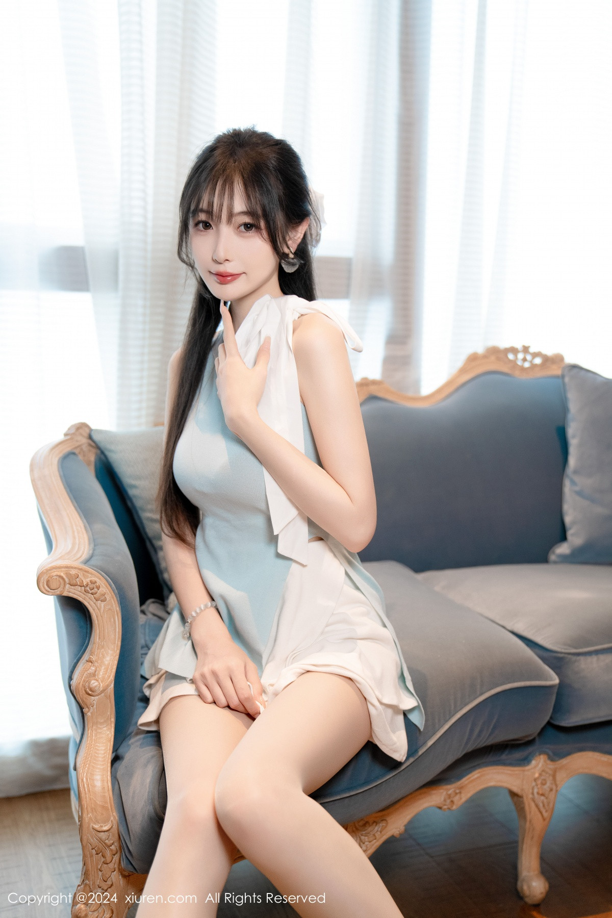 [秀人网] 2024.06.26 No.8761 林星阑 白丝美腿  第26张
