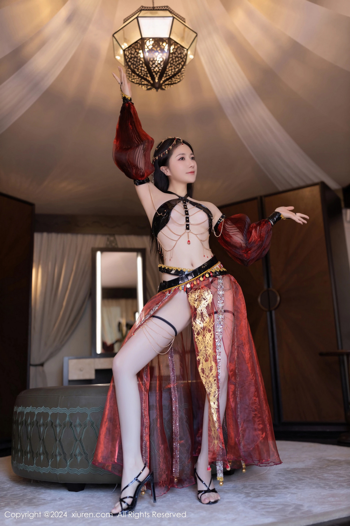 [秀人网] 2024.06.28 No.8778 鱼子酱Fish 舞娘装扮  第22张