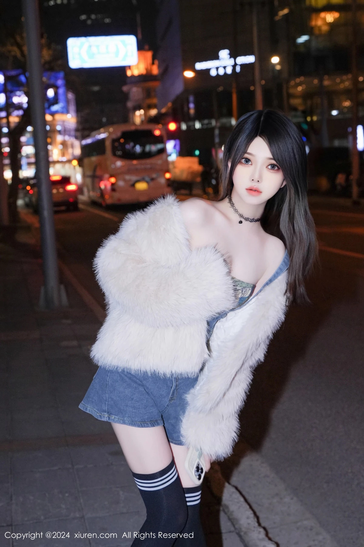 [秀人网] 2024.05.09 No.8508 林月月 黑丝美腿  第12张