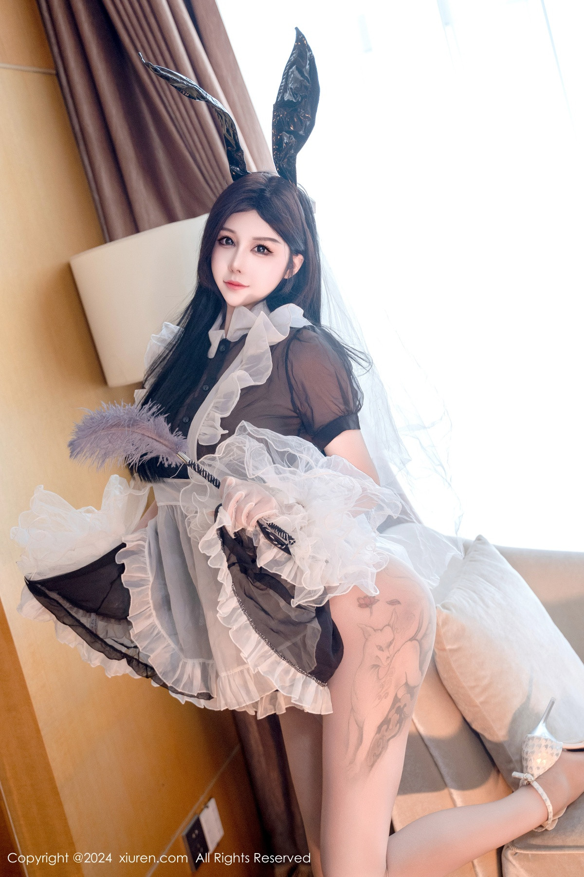 [秀人网] 2024.08.14 No.9010 陈芊儿 丝袜美臀  第16张