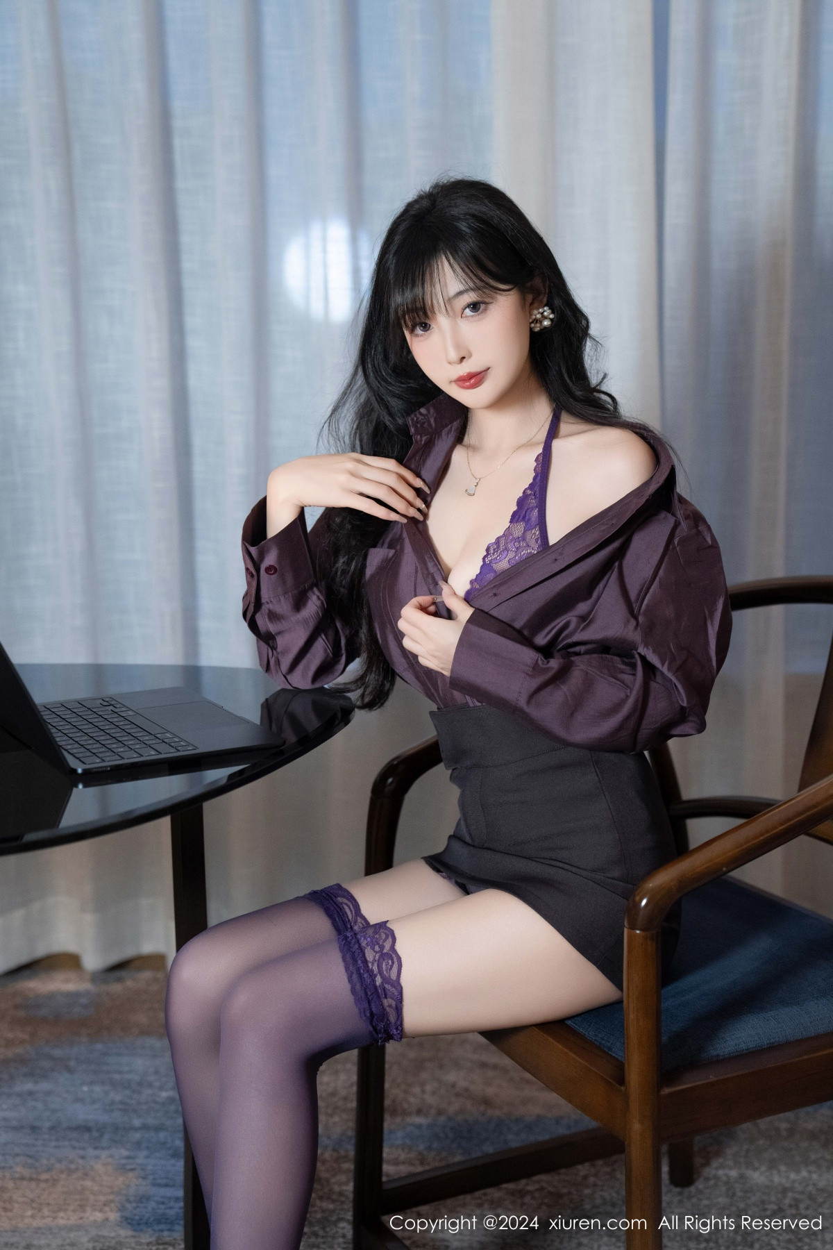 [秀人网] 2024.11.11 No.9428 林星阑 丝袜美腿  第35张