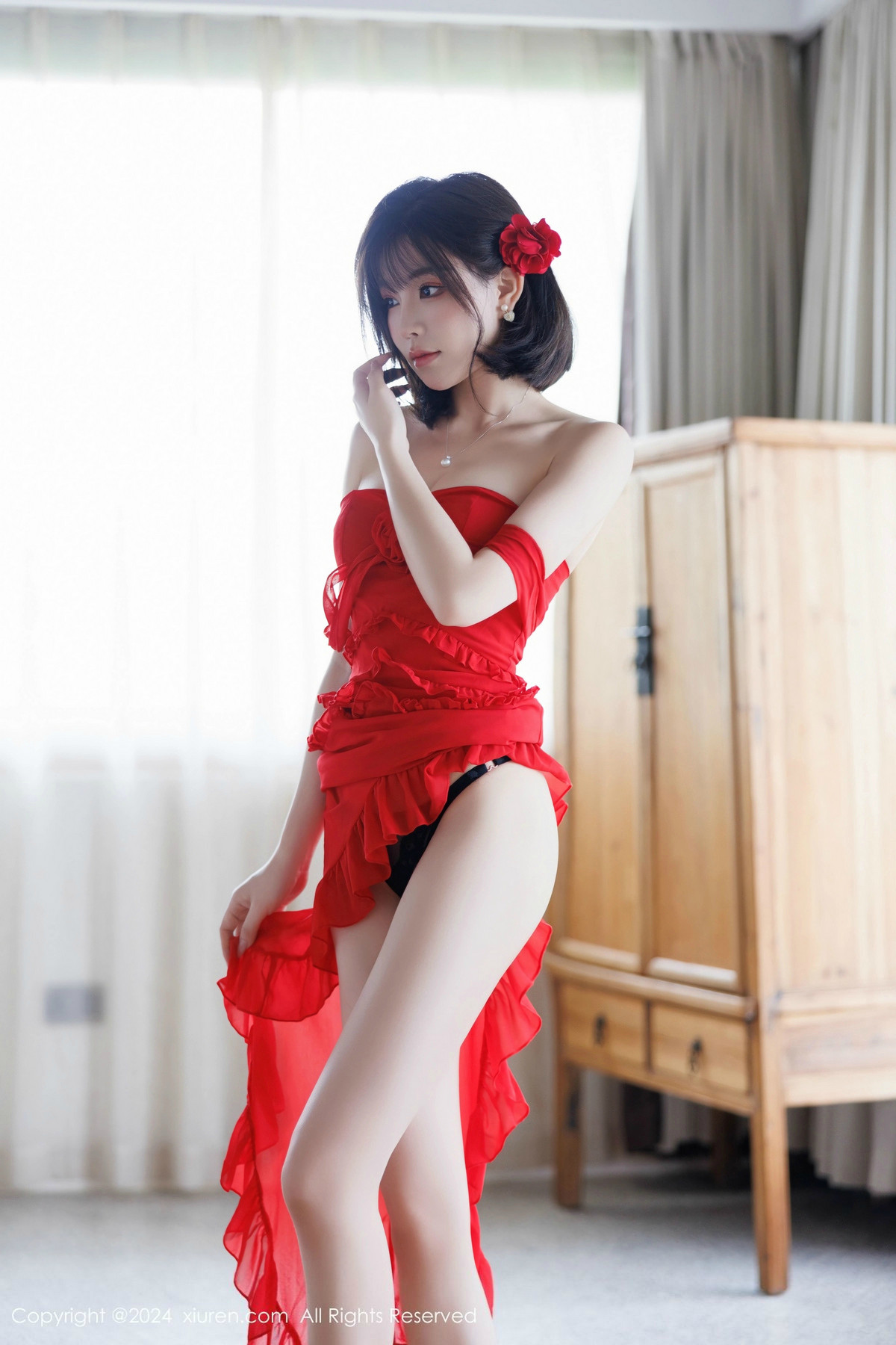 [秀人网] 2024.11.14 No.9449 徐莉芝Booty 黑丝美腿  第48张