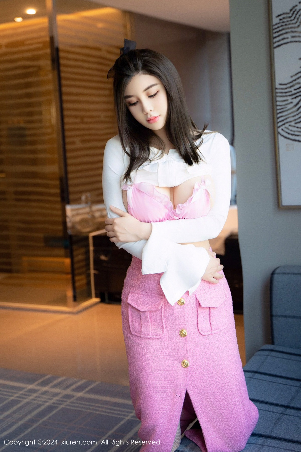 [秀人网] 2024.07.17 No.8872 周jojobaby 丝袜美腿  第27张