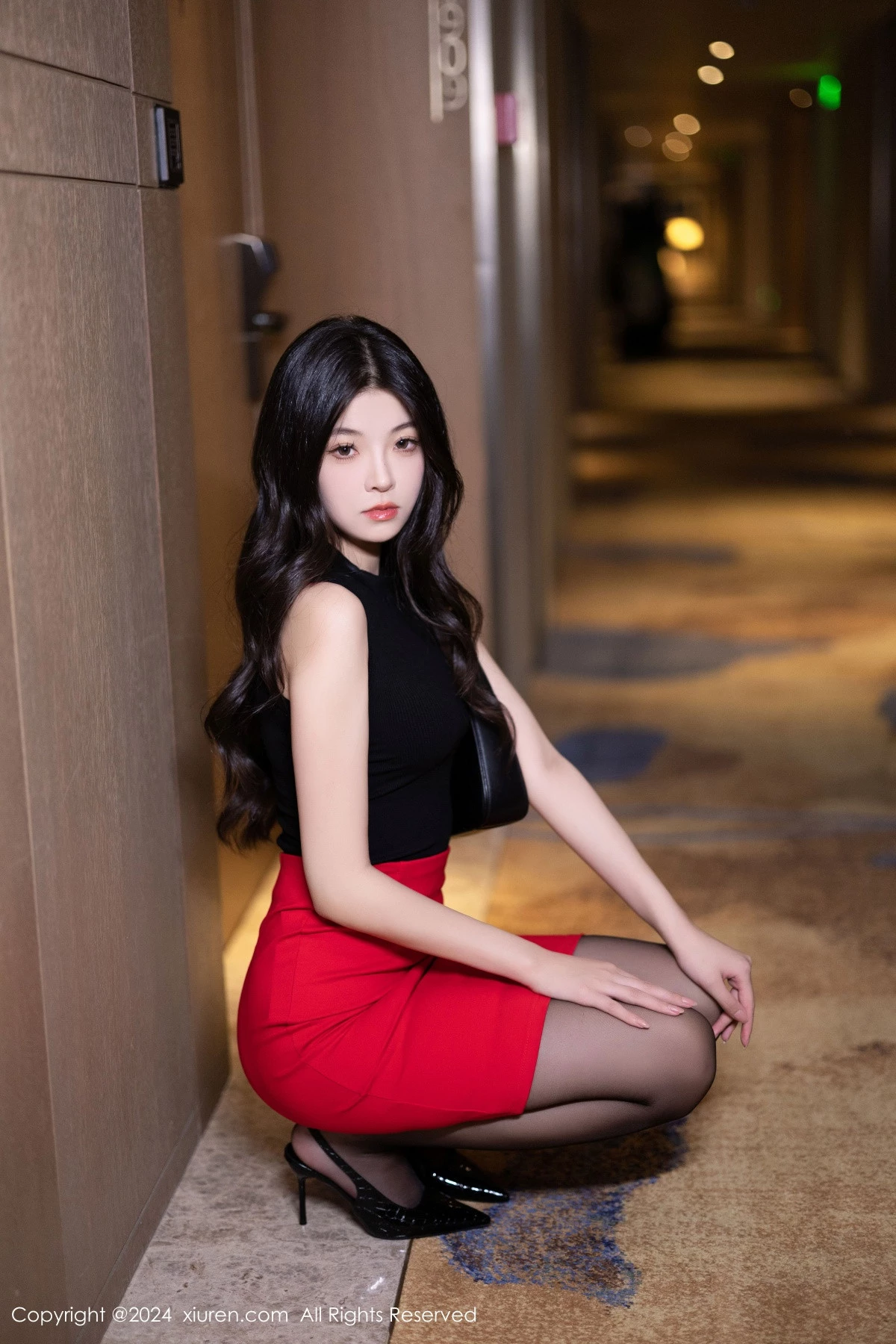 [秀人网] 2024.09.18 No.9169 初梦瑶 黑丝美腿  第19张