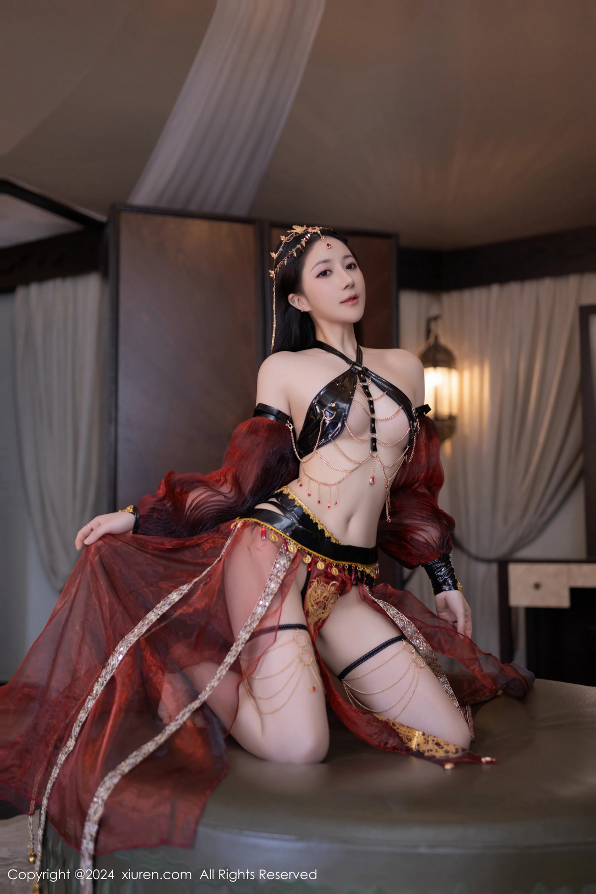 [秀人网] 2024.06.28 No.8778 鱼子酱Fish 舞娘装扮  第38张