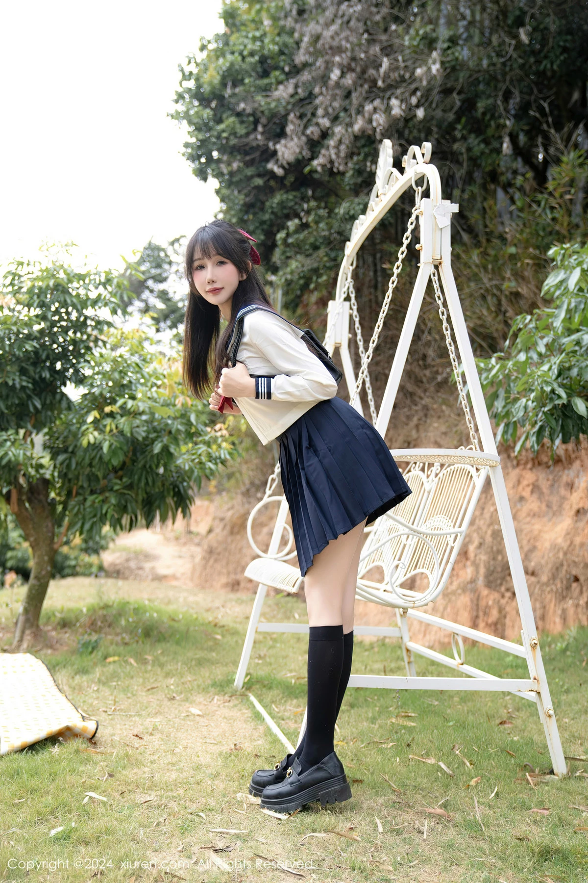 [秀人网] 2024.04.10 No.8365 波巧酱 性感美腿  第9张