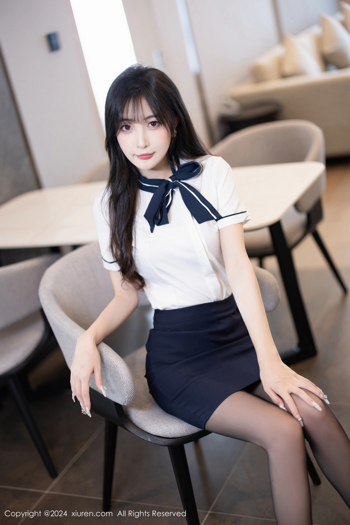 [秀人网] 2024.06.19 No.8727 林星阑 黑丝美腿  第5张