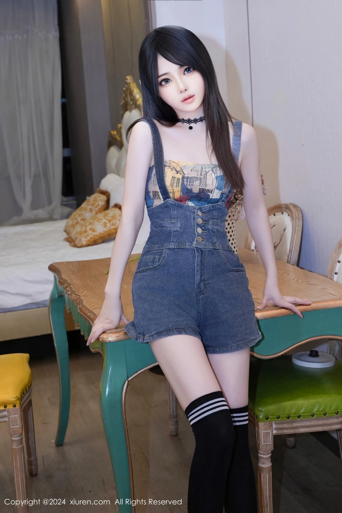 [秀人网] 2024.05.09 No.8508 林月月 黑丝美腿  第21张