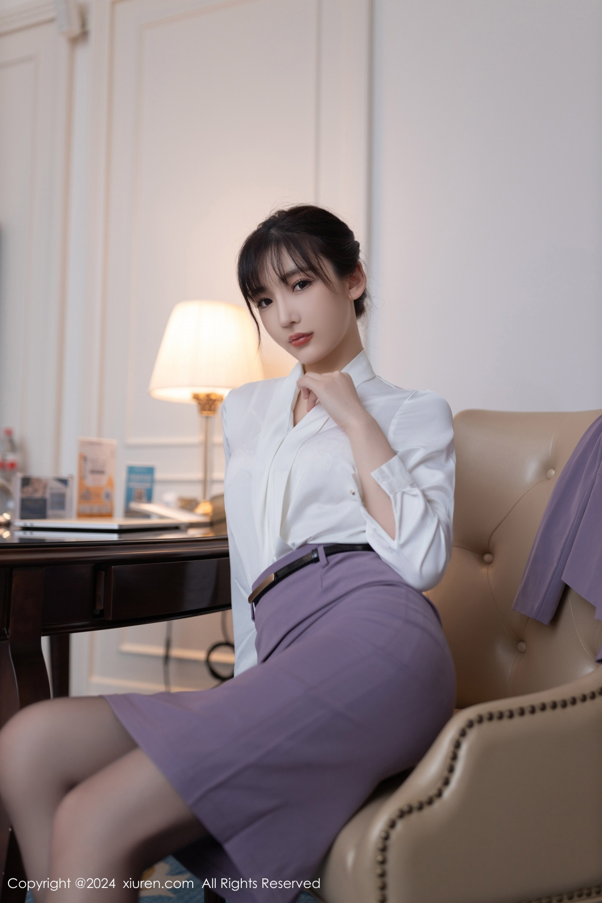 [秀人网] 2024.06.13 No.8700 陆萱萱 黑丝美腿  第13张